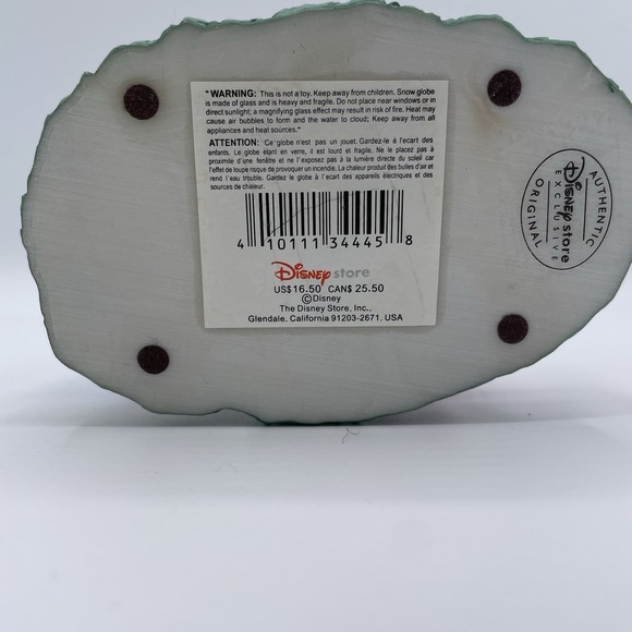 Disney Store Mini Snowglobe Snow White Seven Dwarfs Dopey Grumpy Cart Jewels VTG - Picture 5 of 8